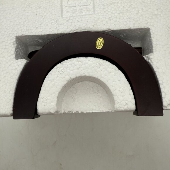 Vtg Seymour Mann Connoisseur 3D Hummingbirds Lily Collectors Plate Box Stand COA - Picture 12 of 14